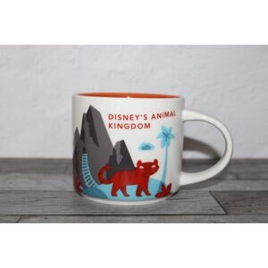 Starbucks Animal Kingdom You Are Here Mug 14 oz Coffee Cup Theme Park**READ**